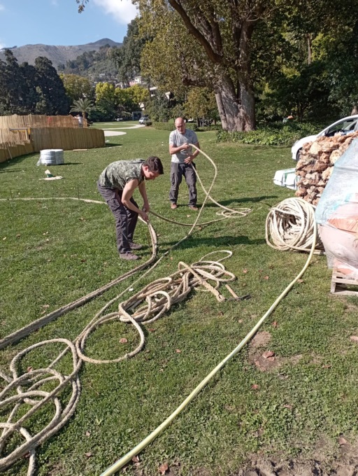 Euroflora: partiti i lavori di allestimento dello spazio dedicato alla città di Recco