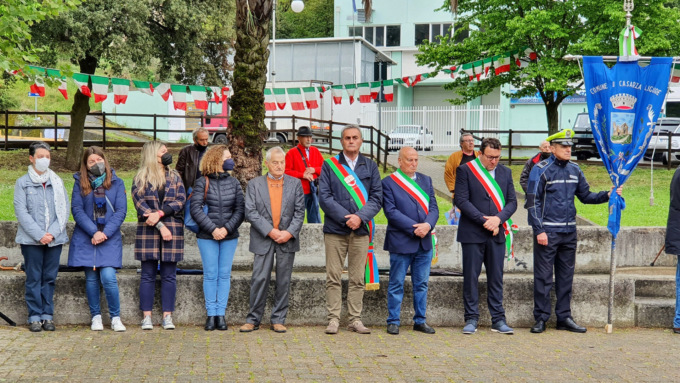 Celebrato il 25 aprile a Casarza Ligure