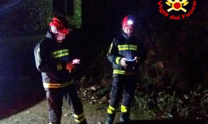 Incendi nella notte in Fontanabuona e Val di Vara