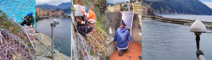 Camogli, installato il sistema Displayce per il controllo delle falesie