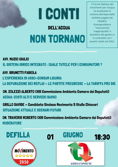Al Defilla per parlare di acqua e depuratore