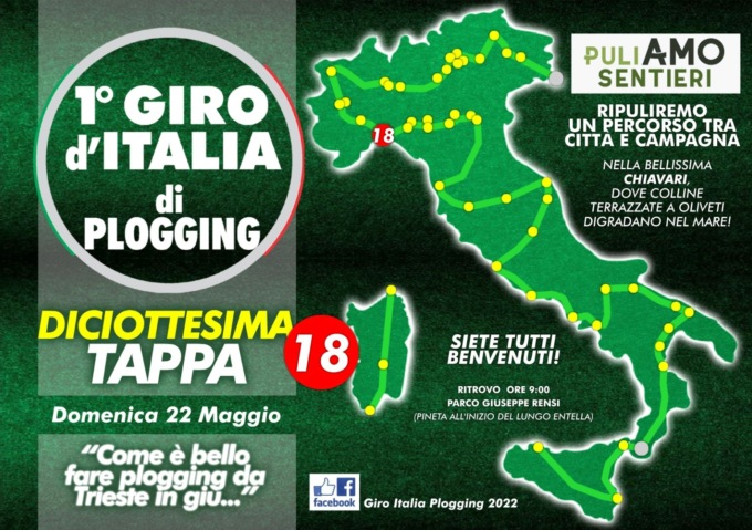 PuliAMO i sentieri, aperte le iscrizioni al Primo giro d’Italia di plogging