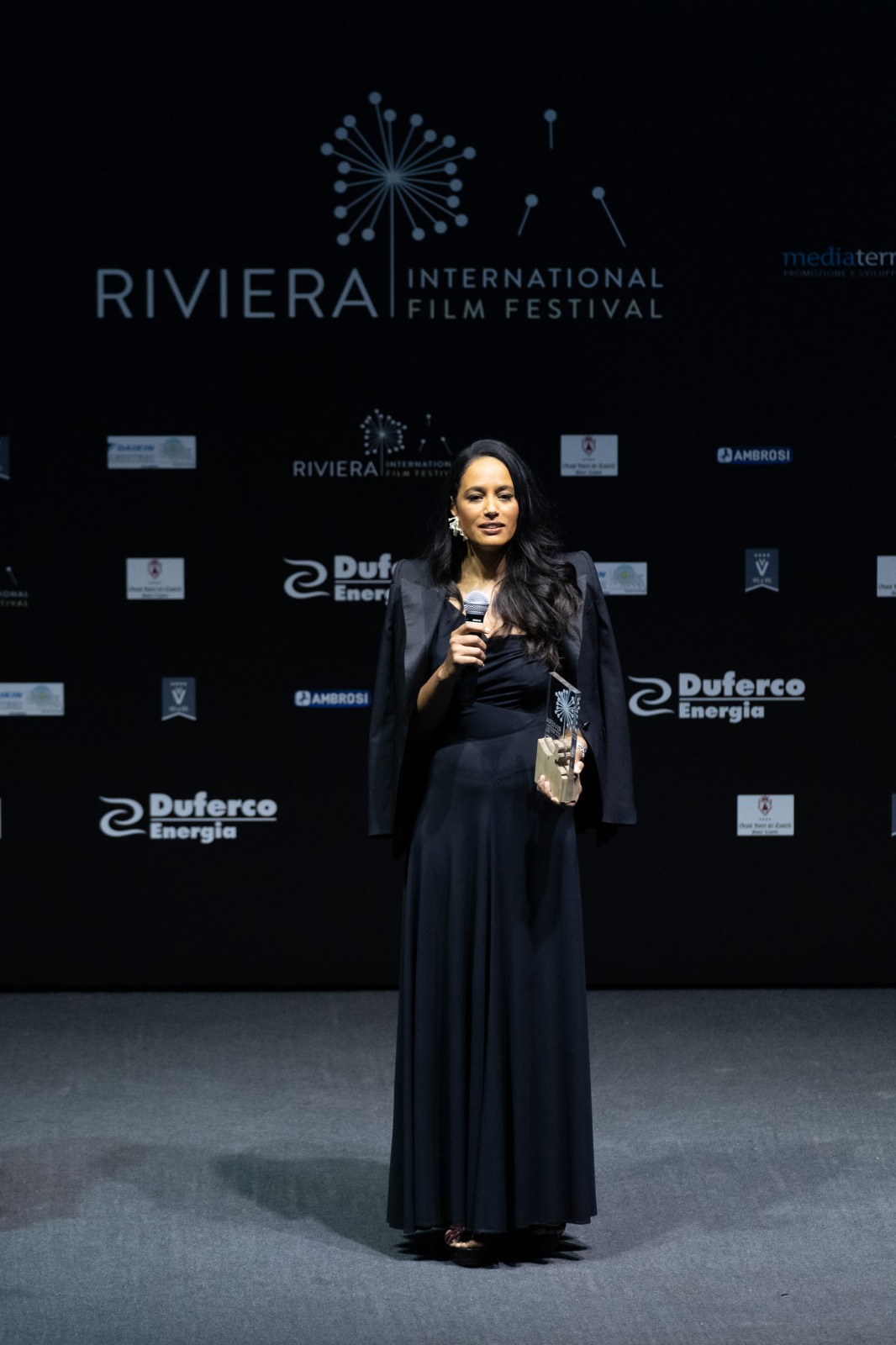 Rula Jebreal con lo Human Star Award