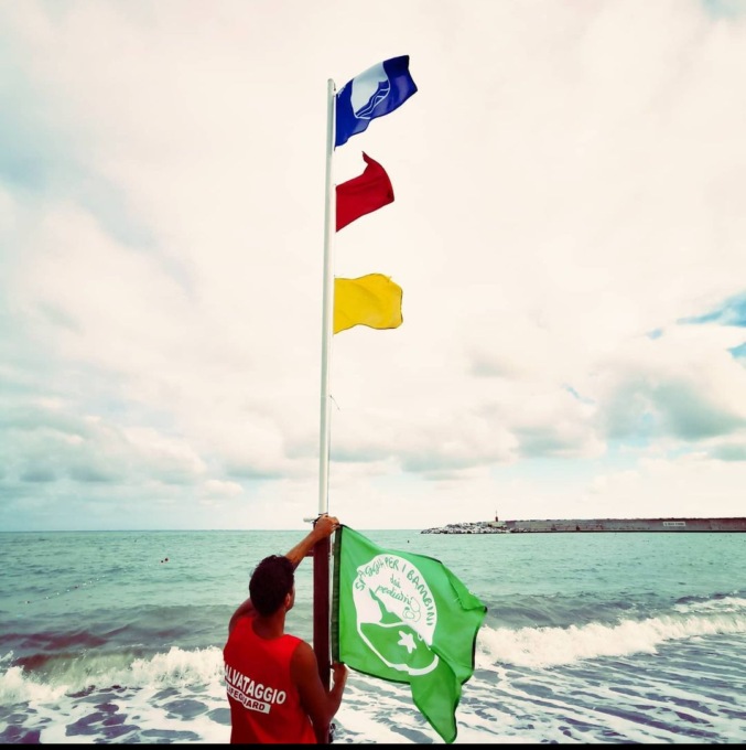 Lavagna premiata con la Bandiera Verde