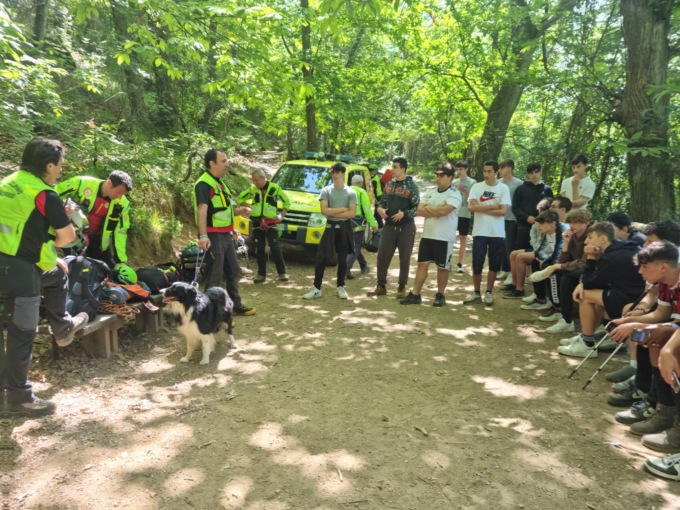 A scuola di Soccorso alpino