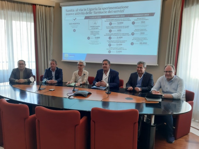 Al via in liguria la sperimentazione di nuove attività nelle farmacie liguri