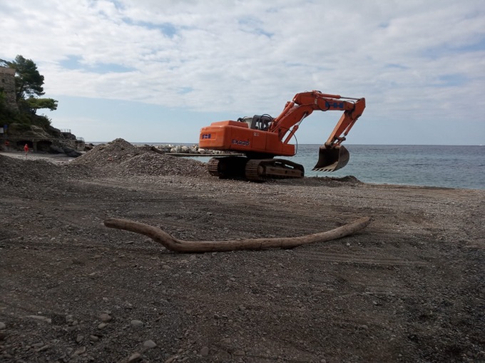 Zoagli, ripascimento della spiaggia Del Duca e dell’Arenella