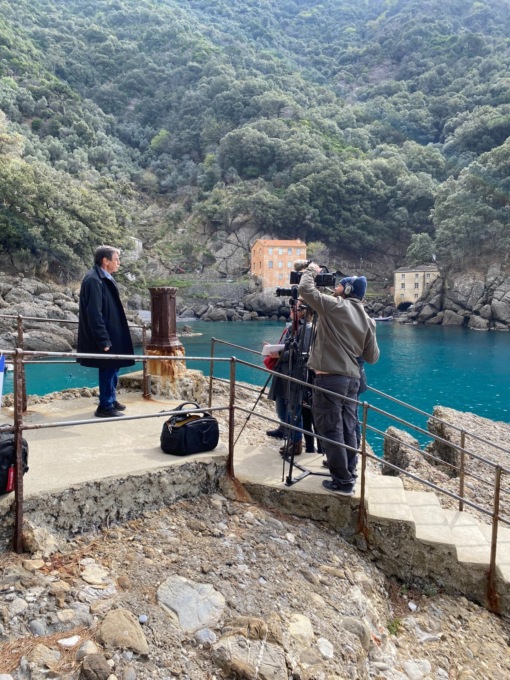 Rai5,  il direttore del Festival della Comunicazione Danco Singer racconta l’Abbazia di San Fruttuoso