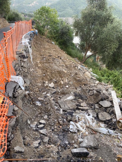 Ricostruzione del muro di sostegno in via Verzemma: partono i lavori