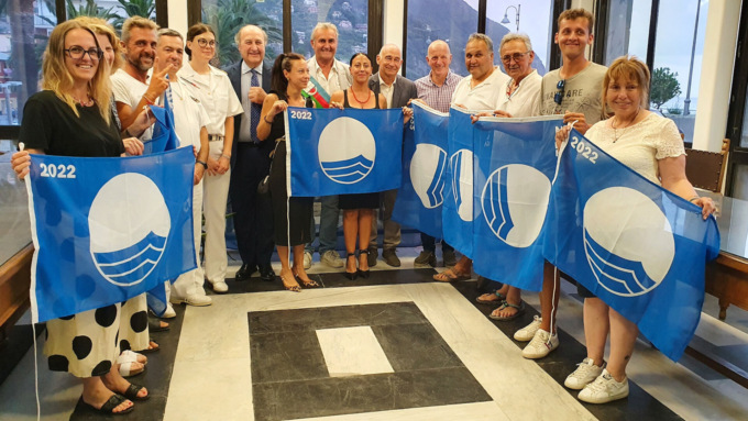 Per Moneglia record nazionale di Bandiere Blu. Ieri sera la consegna alla presenza del presidente FEE.