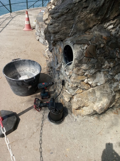 Zoagli, sostituzione dei corpi illuminanti della passeggiata di ponente