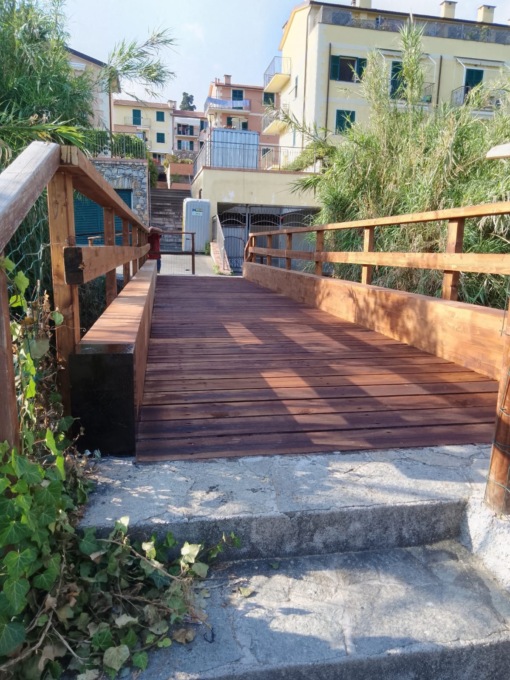 Sestri Levante, ripristinato il ponticello sul rio Bardi