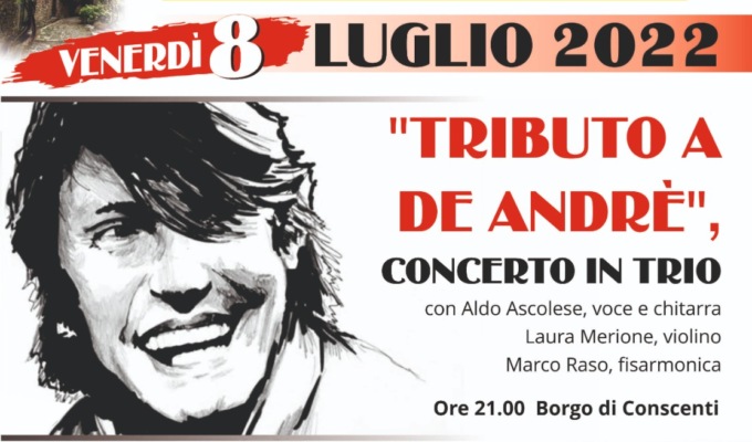Tributo a De André nel borgo di Conscenti