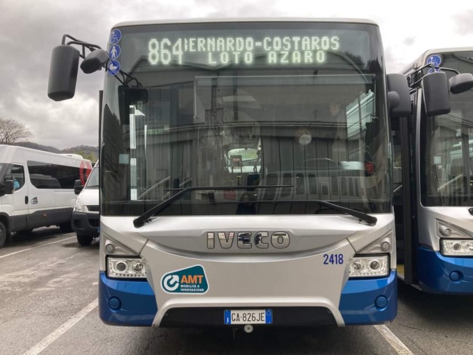 Variazioni di percorso per bus Amt a Sestri Levante