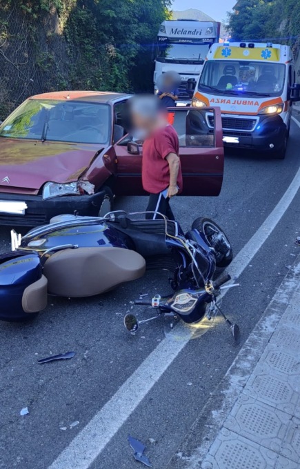 Incidente nelle curve di San Lazzaro