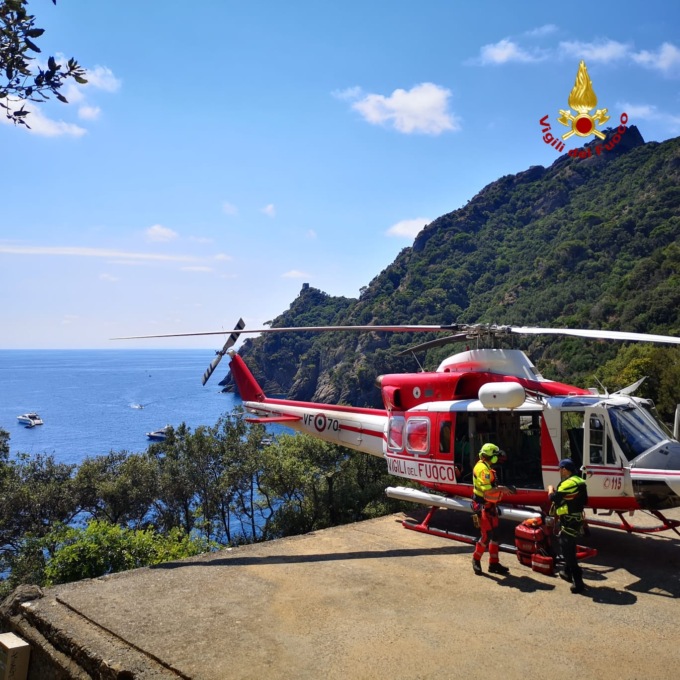 Malore sul monte di Portofino