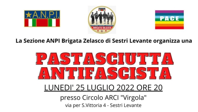 “Pastasciutta antifascista” al circolo Virgola