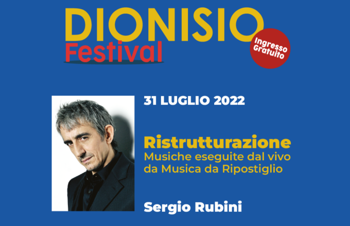 Sergio Rubini a Chiavari per il Dionisio Festival