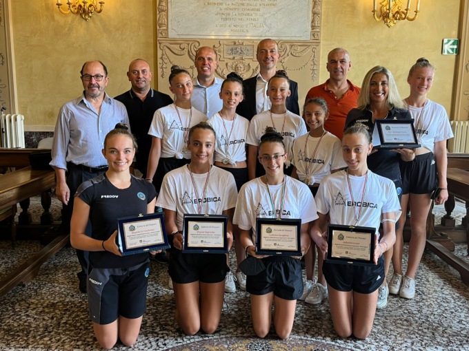 Premiate in Comune le atlete dell’Aerobica Entella