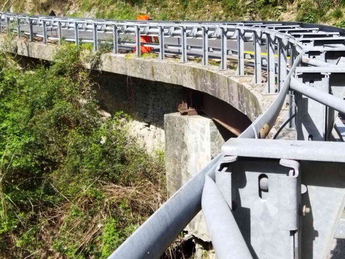 SP333 tra Avegno e Uscio chiusa per lavori al ponte
