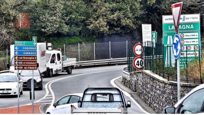 A12, chiuso il tratto tra Lavagna e Sestri