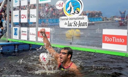 Cogorno applaude Edoardo Stochino, vincitore della Traverseé International du lac St-Jean in Canada