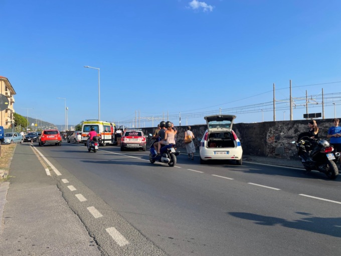 Incidente stradale a Lavagna, disagi al traffico