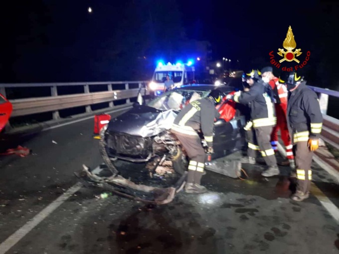 Grave incidente sulla statale 225 della Fontanabuona