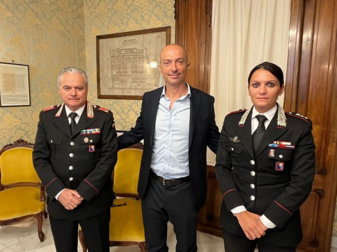 Il sindaco Messuti incontra il nuovo comandante dei carabinieri Burzio