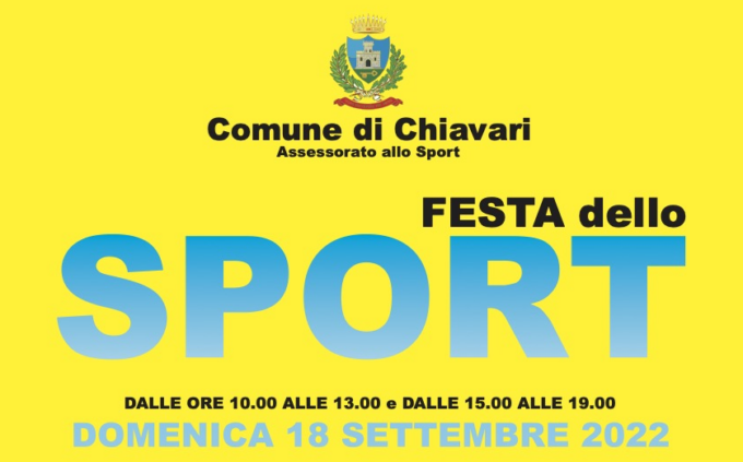 Nel fine settimana la Festa dello Sport a Chiavari. Tutti i divieti