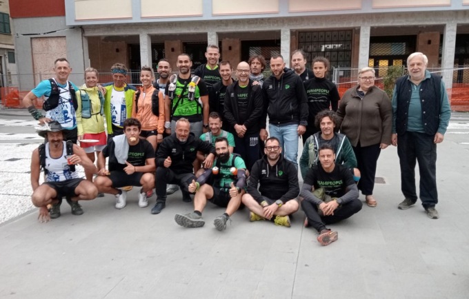 Recco e Varzi, città amiche grazie a una corsa a staffetta