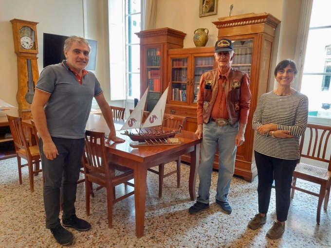 Ecco il modellino del Dragun ricreato grazie all’ingegno di Franco Tassara