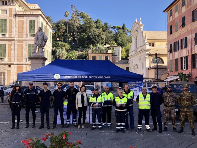 Protezione Civile in piazza in vista dell’esondazione “simulata” del Rupinaro