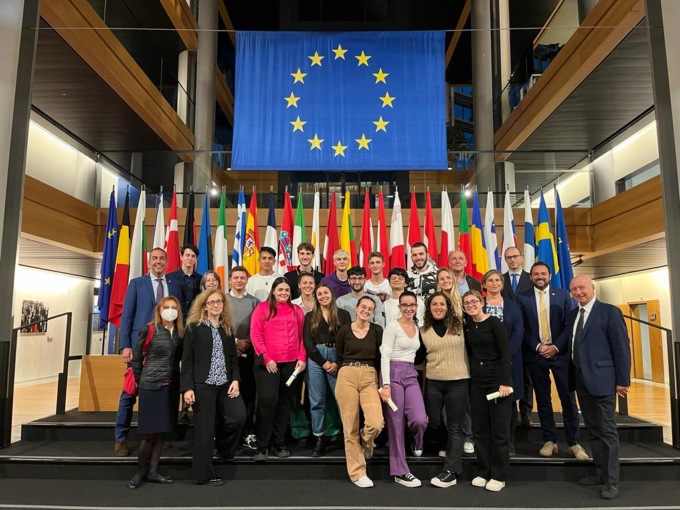 Gli studenti del Levante a Strasburgo, le immagini