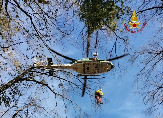 Fungaiolo cade sul Ramaceto, recuperato con l’elicottero