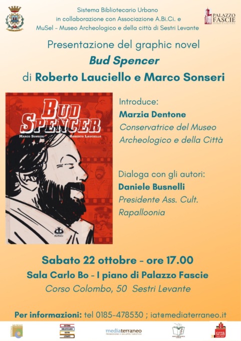 Ecco la presentazione di “Bud Spencer”, graphic novel protagonista a Sestri Levante