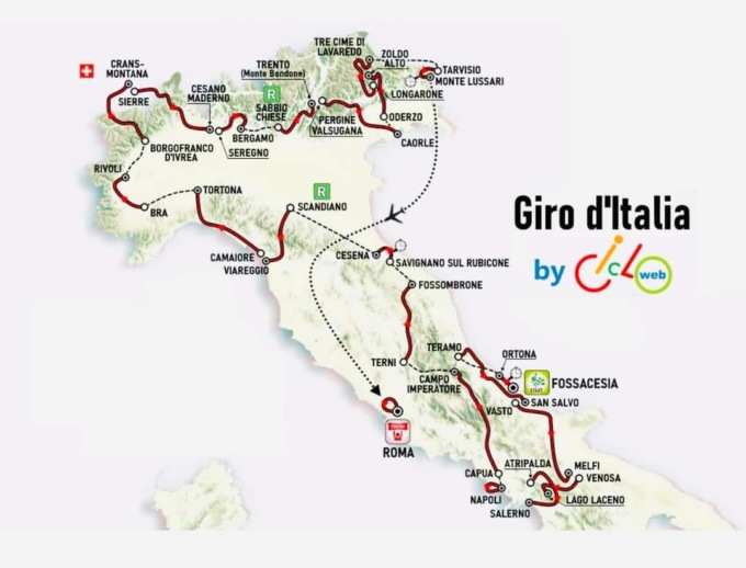 Il Giro d’Italia 2023 passerà nel Tigullio