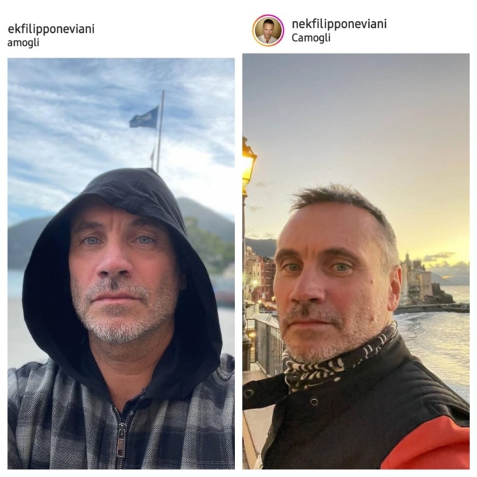 I vip e Camogli, oggi è la volta di Nek. I selfie dal borgo