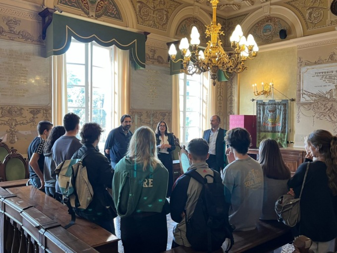 Studenti italiani e svizzeri ospiti a Palazzo Bianco