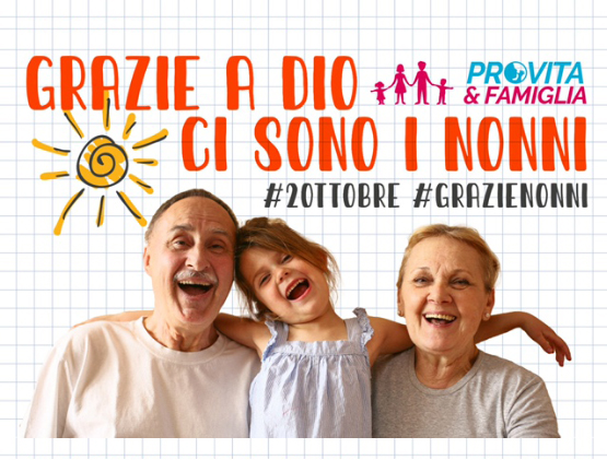 “Grazie a Dio ci sono i nonni”, i manifesti di Pro Vita Tigullio