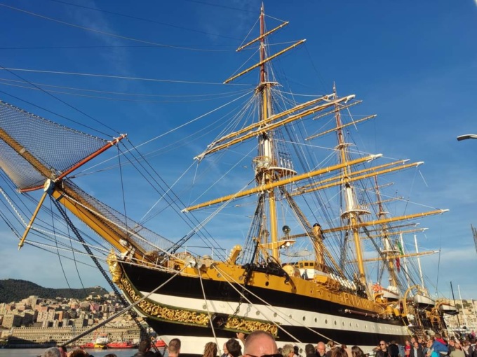 Amerigo Vespucci, domani ultima occasione per vederla a Genova