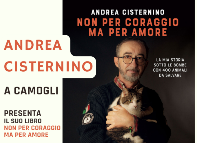 Torna Andrea Cisternino con il suo ultimo libro “Non per coraggio ma per amore”
