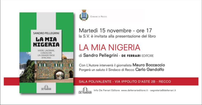 Recco, Sandro Pellegrini presenta “La mia Nigeria”