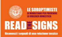 Soroptimist e Tossini sostengono la campagna "Read the signs"