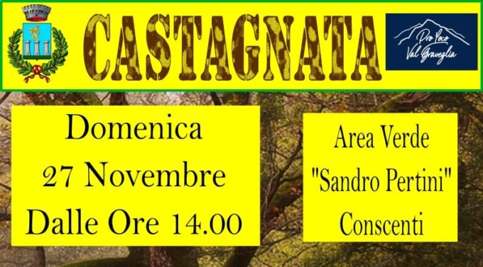 Conscenti, oggi caldarroste e vin brulé