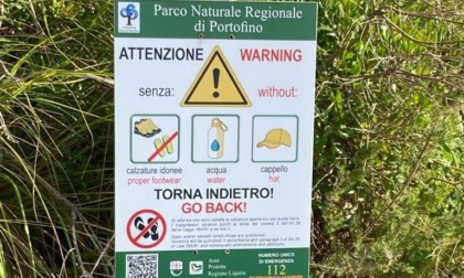 Parco di Portofino, posizionati cartelli sul sentiero Batterie-San Fruttuoso