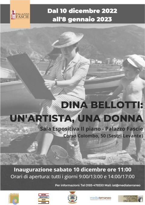 A Sestri Levante la mostra sull’artista Dina Bellotti