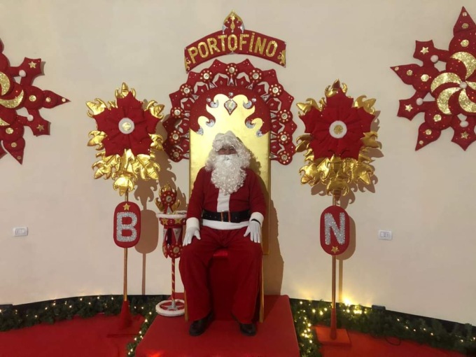 Oggi Babbo Natale sbarca nella piazzetta di Portofino