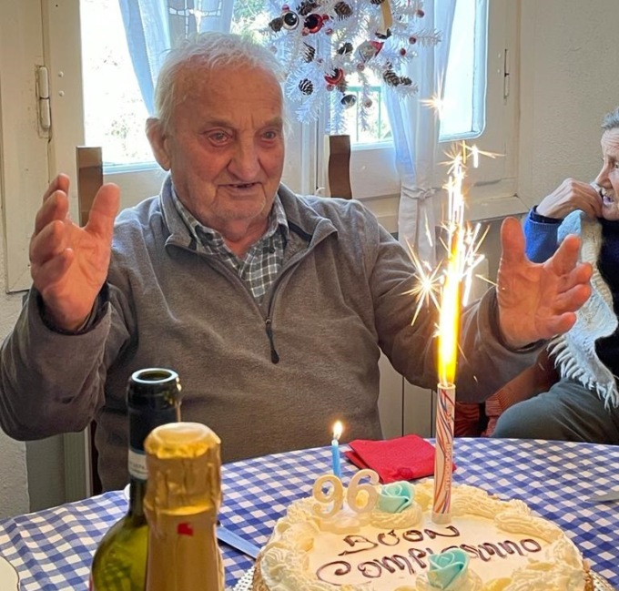 Buon compleanno Lucio Lagasco, ultimo partigiano di Moneglia