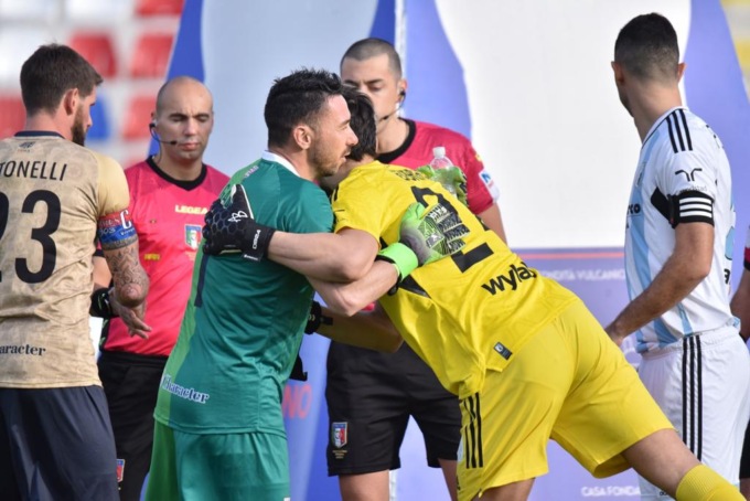 Terzo tempo all’insegna dell’accoglienza e della convivialità fra Torres e Virtus Entella